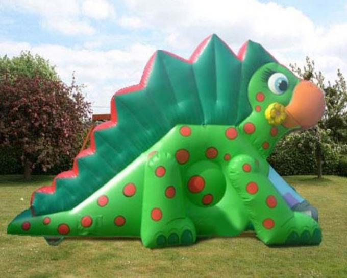 Toddler Inflatable Dinosaur Dry Slide Playground Pvc Combo Bounce Toboggan