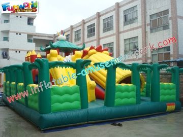 Colorful Outdoor Giant Inflatable Theme Park Games / Toys Waterproof