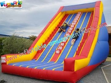 Sports Commercial Inflatable Slide Toys , Race Slide Customized For Kids