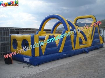 Commercial Inflatables Obstacle Course For Kindergarten With CE / EN14960