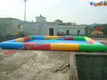 Colorful Rectangle Inflatable Water Pools Swimming For Water Walking Ball