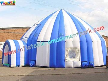 Outdoor 10M Inflatable Party Tent Airtight Dome With Thick D Anchor Point