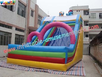 Childrens Commercial grade 0.55mm(1000D, 18 OZ) PVC tarpaulin Inflatable Slide Toys