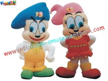 Inflatable Moving Cartoon rip-stop nylon material for festival, advertising