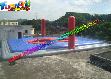 1500W Blower  Inflatable Sports Games , Popular Inflatable Bossaball Court