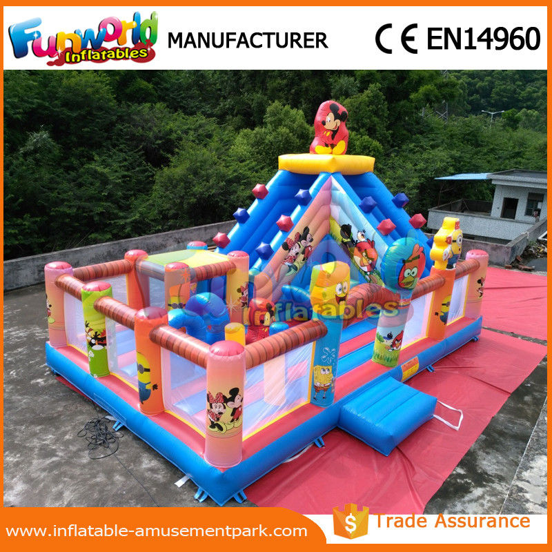 inflatable bouncer slide