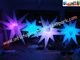 Multicolor Club Inflatable Lighting Decoration Star 1.5 Meter With Blower
