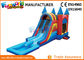 Customized Inflatable Bouncy Castle With Water Slide TUV ROHS EN71