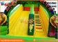 Printed Inflatable Jungle Slide / Commercial Inflatable Bounce House