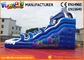 Fire Retardant Outdoor Inflatable Water Slides / Double Lane Slip And Slide