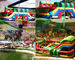Multi Adult Jumping Inflatable Amusement Park Bouncy Castle Slide