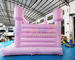 Pink 0.55mm PVC Inflatable Bounce Houses Quadruple Stitching