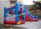 Customized Party Outdoor Inflatable Bouncer Slide For Kids With Spiderman