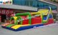 Professional Kids Cool 0.55mm PVC tarpaulin Inflatables Obstacle Course Rentals