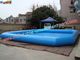 Customized Cool Inflatable Water Pools 10 x 8 meter for water toys, zorb ball use