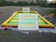 Popular Soapy Football PVC Inflatable FieId Sports Games, Water Soccer Pitch Games