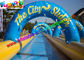 Giant 100M Famous Inflatable Big Water Slide , Inflatable City Slide  For Summer