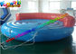 Custom Inflatable Water Toys Crazy UFO Water Towable Tube , Waterproof