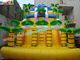 PVC Tarpaulin Giant Dinosaur PVC Dry Commercial Inflatable Slide With Customised