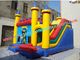 Blue Party Inflatable Bouncer Slide , Outdoor Inflatable Commercial Combo Units