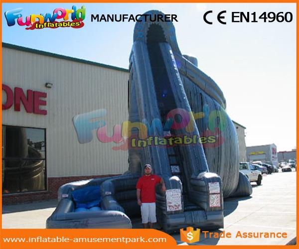 Large Hurricane Outdoor Inflatable Water Slides CE Certificated 125x80x80 cm