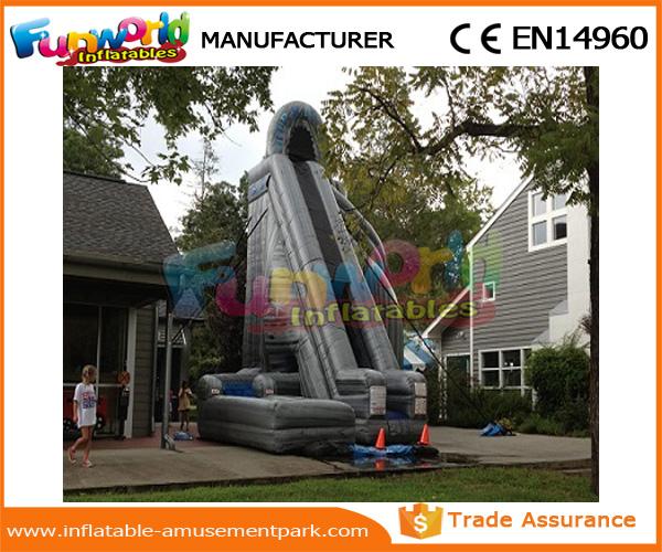 Large Hurricane Outdoor Inflatable Water Slides CE Certificated 125x80x80 cm
