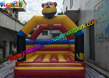 Customized Tiger Kids Inflatable Jumper Commercial Bounce Houses For Childrens