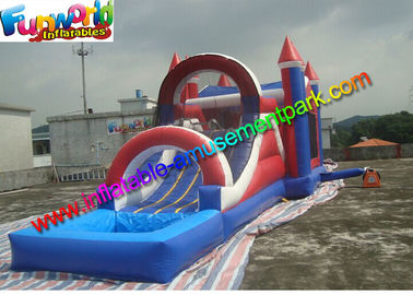 Factory Price inflatable bouncer slide PVC Tarpualin , Water - Proof Kids Bounce Combo