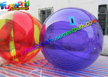 Kids Colorful Inflatable Zorb Ball , Swimming Pool Inflatable Water Ball