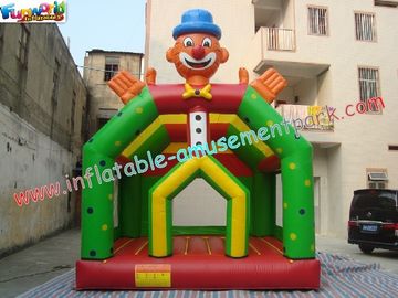 Customized Kids Clown Inflatable Commercial Bouncy Jumping Castles For Outdoor, Indoor Use