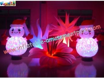 Outdoor / Indoor Popular LED RGB Changing Inflatable Decoration With Remote Control
