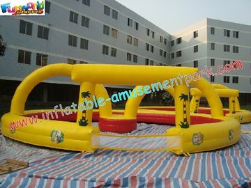 PVC Inflatable Sports Games Race Track , Inflatable Car Race Track