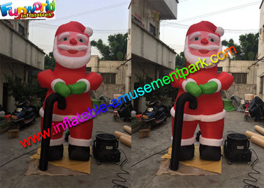 10 Feet Oxford Inflatable Santa Claus , Inflatable Father Christmas Balloons