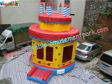 Kids Birthday Inflatable Commercial Bouncy Castles , Jumping Bounce House