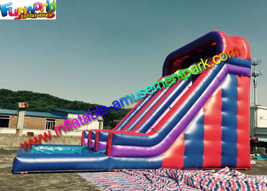 Giant Outdoor Inflatable Water Slides Large With Splash Pool 10LX5.5Wx7H