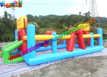 Three In One Inflatable Sports Games Volleyball Court Inflatable Football Field