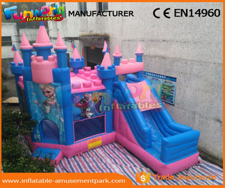 Frozen Combo Commercial Bouncy Castles PVC Tarpaulin Inflatable Jumping House Toys