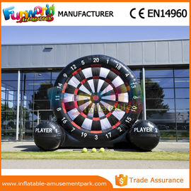 Outdoor Inflatable Football Game Human Darts Rental Inflatable Dartboard