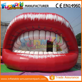 5m Long Red Advertising Inflatables Big Month Ladies Lip for Promotion