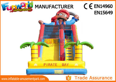 Excting Inflatable Dry Slide , Combo Game Inflatable Pirate Slide