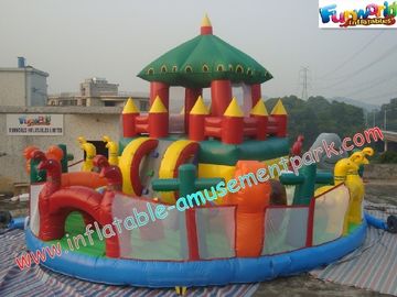 Giant Inflatable Amusement Park , Fun City Toys For Festival Celebrity