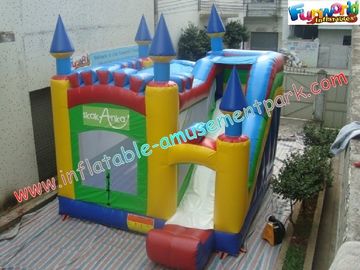 Customized  Outdoor Inflatable Slides , Commercial Inflatable Combo Unit