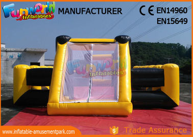 Waterproof PVC Tarpaulin Inflatable Sports Games / Inflatable Soap Soccer Field