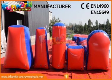 Commercial Inflatable Paintball Bunkers / Adult Inflatable Nerf Arena