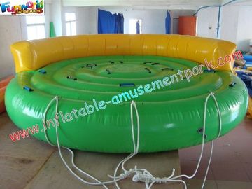 Crazy UFO Inflatable Water Toys , Inflatable Water Towable Tube For Water Ski