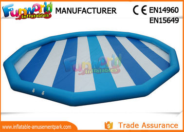 Hot welding 0.9mm PVC Tarpaulin Inflatable Pool Slides For Inground Pools