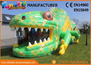 Customized Size Adult Inflatables Obstacle Course With Digital Painting