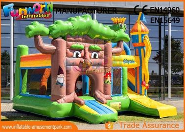 Multiplay Fairytale Inflatable Bouncer Slide For Kids / Blow Up Bouncy Castle