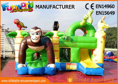 Children Inflatable Bouncer Gorilla Jumping Castle For Garden / Playground