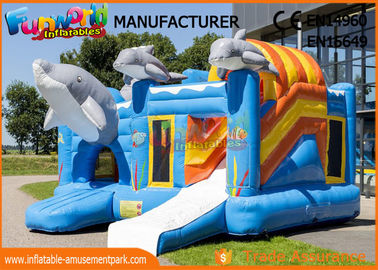 Large Inflatable Bouncer Slide For 30 People / Inflatable Jumping Castle